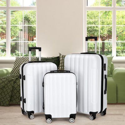 KTMBDW 3 Piece Luggage Sets, Lightweight with Spinner Wheels TSA Lock Hardside Travel Rolling Suitcases 20/24/28in for Carry On Check-in Business Trip