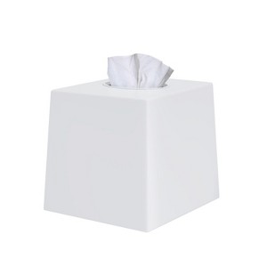 Creative Scent 1 Pack Square Tissue Box Cover Cube Tissue Holder - Decorative Facial Tissue Box Holder for Living Room, Office Desk - Vanity Countertop - 1 of 4