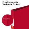1-1/2" Staples Standard Binder with D-Rings Red or Burgundy 55365/26302 - 4 of 4