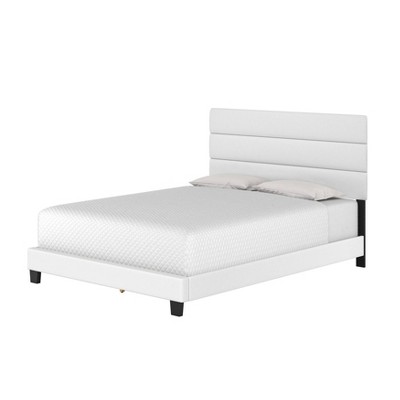 Luxembourg Faux Leather Channel Upholstered Platform Bed - Eco Dream