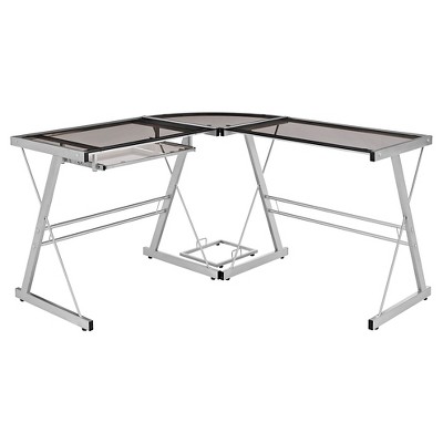 target glass desk