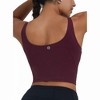 DOMETOUR Yoga Top U-Shaped Back Yoga With Mid-support Sports Bra For Women - 2 of 4