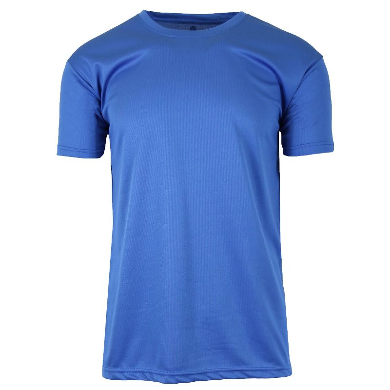 Galaxy By Harvic Men's Short Sleeve Moisture-Wicking Quick Dry Performance Crew Neck Tee, 1 of 3