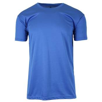 Galaxy By Harvic Men's Short Sleeve Moisture-Wicking Quick Dry Performance Crew Neck Tee