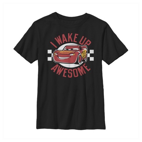 Boy's Cars Lightning McQueen Wake Up Awesome T-Shirt - image 1 of 4