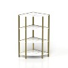 CAVINAS Bookcases for Living Room 4 Tier Corner Open Shelf Bookcase Freestanding Shelving Unit for Office, Kitchen - 2 of 4