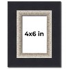 PosterPalooza | Photo Size Embellished Black Picture Frame - UV Acrylic, Foam Board Backing, Hanging Hardware - 2 of 4