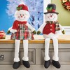 Collections Etc Festive Snowman Sitters - 3 of 4