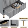 5 Drawer Dresser for Bedroom - 48" Tall Modern Chest of Drawers, Deep Drawers, Wide Top, Fluted Wooden Design, Ideal for Living Room, Hallway, Kids - 4 of 4