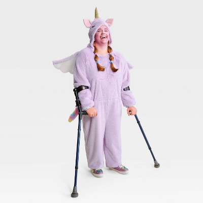 Adult Unicorn Adaptive Halloween Costume Jumpsuit - Hyde and EEK! Boutique™ Purple