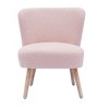 WestinTrends 4 Piece Upholstered Boucle Accent Chair and Ottoman Sets - 4 of 4