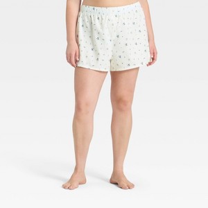 Women's Boxer Pajama Shorts - Wild Fable™ - 1 of 3