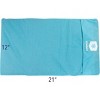 ICEWRAPS EXTRA COVER ONLY for 12"x21" Clay Ice Pack | Reusable and Washable Soft Fabric Cover for Cold Pack | Blue Fabric Cover - 4 of 4