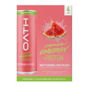 Oath Nutrition Ready to Drink Clear Whey + Energy Protein Powder Liquid ...
