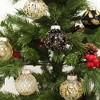 25 Pcs Christmas Tree Ornament Balls, 2.4 In Clear Shatterproof Christmas Decoration Balls, PET Painted Christmas Ball Set - 3 of 4