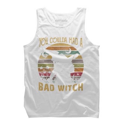 Men's Design By Humans Halloween Funny You Coulda Had Bad Witch By Ering Tank Top