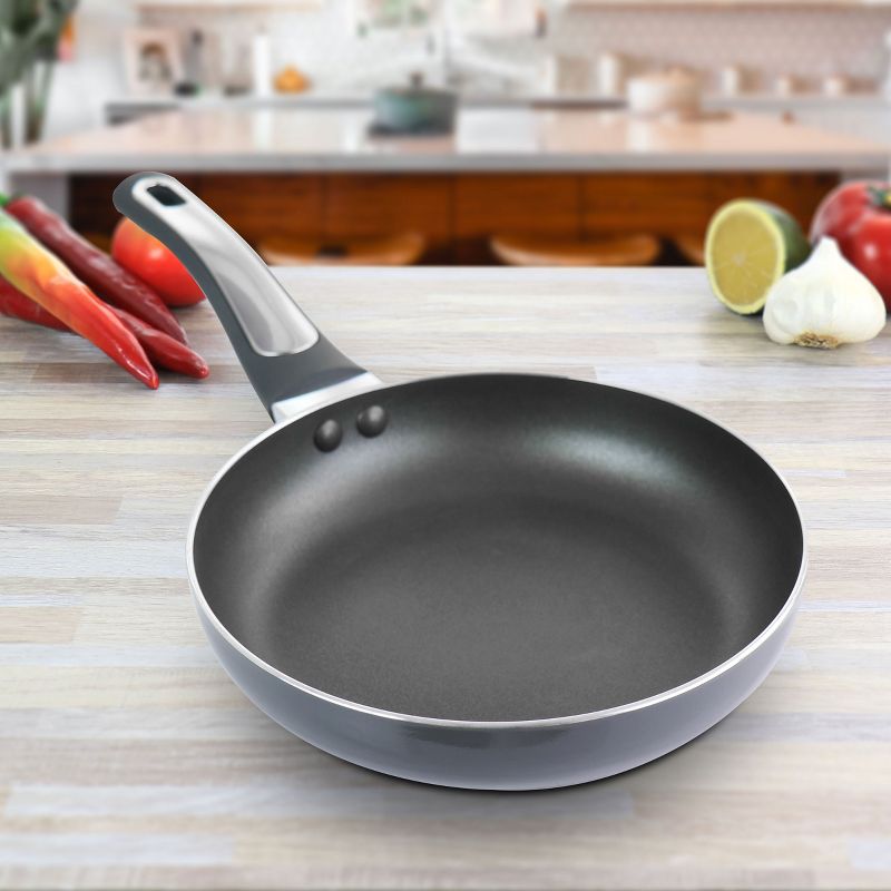 Oster 8 Inch Aluminum Frying Pan in Grey, 2 of 6