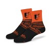 MLB Baltimore Orioles Youth Quarter Socks - 2pk: Cushioned Heel & Toe, Team Logo Design - 3 of 4