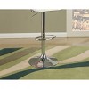 PAGED Contemporary Bar Stools Set of 2, Adjustable Swivel Kitchen Island Stools with Short Back Rounded Seat, Kitchen Chairs for Home Pub - 3 of 4