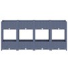 vidaXL Raised Bed 63"x15.7"x28" Polypropylene - 3 of 4