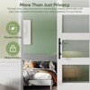 Compatible Products 84 Inch Frosted Glass Sliding Barn Door with Hardware Kit,Farmhouse Interior Doors with Handle and Lock - 4 of 4
