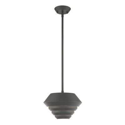 Livex Lighting Amsterdam 1 - Light Pendant in  Scandinavian Gray