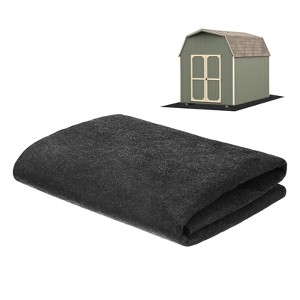 Unique Bargains Waterproof Felt Outdoor Storage Shed Flooring Mat Gray 1 Pc - 1 of 4