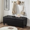 NicBex Modern 45" Tufted Storage Bench with Linen Fabric for Bedroom and Living Room - 3 of 4