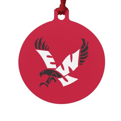 Eastern Washington University Primary Aluminum Holiday Christmas Tree Ornament