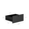 Vynxaria Multifunctional Bedside Table with Charging Ports and Lockable Storage - 3 of 4