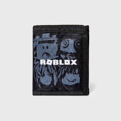 Kids' Roblox Trifold Wallet - Black