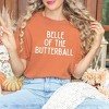 Simply Sage Market Women's Belle Of The Butterball Short Sleeve Garment Dyed Tee - 2 of 4