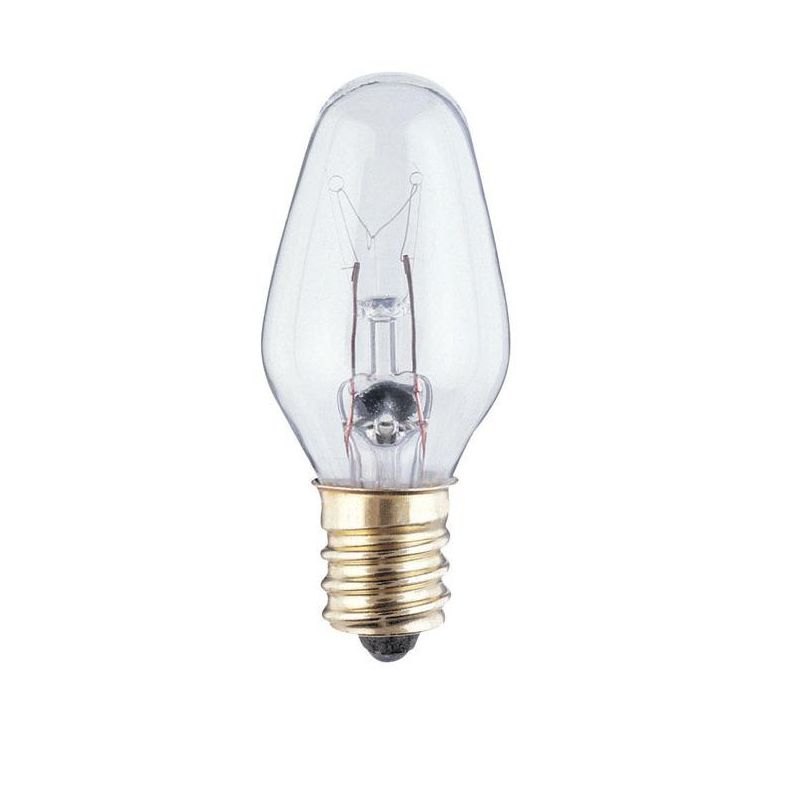 Westinghouse 4 W C7 Specialty Incandescent Bulb E12 (Candelabra) White 2 pk, 1 of 2