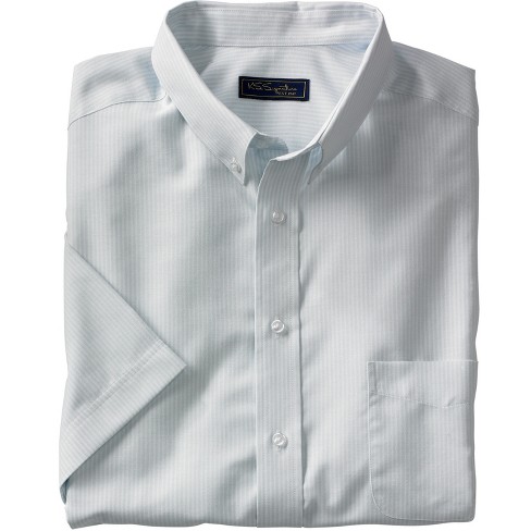 Marquis Men's White Big & Tall Short Sleeve Regular Fit Dress shirt - 4X  Large