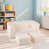 Costway Modular Kids Sofa Children's Couch/High Chair with Armrests Washable Cover - 2 of 4