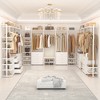 Aheaplus 68"-96" Closet Organizer with 6-Drawers,4 Clothing Rack - 2 of 4