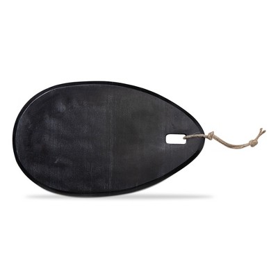tag Tear Drop Black Marble Board