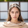 Unique Bargains Women's Faux Pearl Floral Headband 1 Pc - 2 of 4