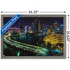Trends International Cityscapes - Venetian Causeway Framed Wall Poster Prints - 3 of 4