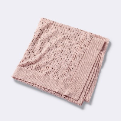 Pointelle Knit - Old Pink - Thread Count Fabrics