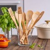 BlauKe 7-Pack Bamboo Wooden Cooking Spoons - image 3 of 4