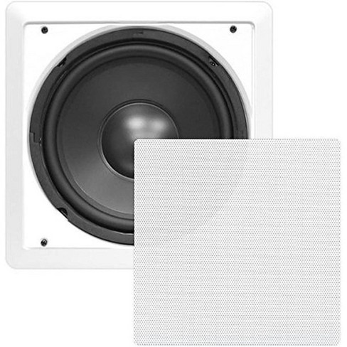 Pyle 10" In-Wall/In-Ceiling Subwoofer, 360W Peak Power - PDIWS10 - image 1 of 4