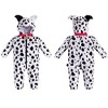 Joyfy Soft Toddler Dalmatian Costume - Halloween Puppy Jumpsuit with Hood, Zip-Up Unisex Baby Animal Outfit - 4 of 4