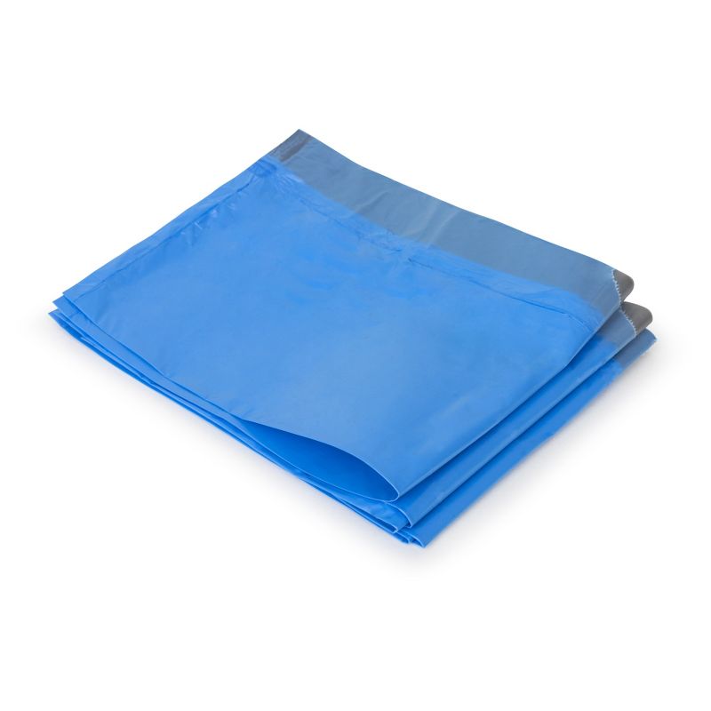 Plasticplace Blue Trash Bags, Compatible with simplehuman Code D,  5.3 Gallon / 20 Liter 15.75" x 28" (100 Count), 3 of 5