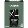 Canson XL Series Drawing Pad, Recycled, Top Wire Binding, 60 Sheet, 9x12 inch, Pack of 3 - 2 of 4