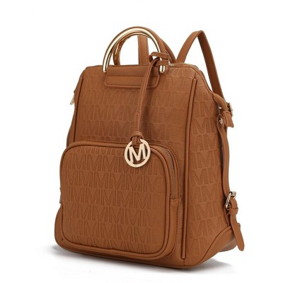 MKF Collection Torra Milan “M” Signature Trendy Spacious Backpack by Mia K