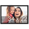 PosterPalooza | 34x22 Wood Frame with UV Acrylic, 6 Finishes: Black, White, Bronze, Silver, Wood, Mahogany - 2 of 4