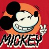 Men's - Disney - Mickey Peace Long Sleeve Graphic T-Shirt - 2 of 3