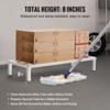 VEVOR Aluminum Dunnage Rack, 48” x 20” Commercial Food Floor Rack, 8” Off the Floor, 1800 lbs Capacity All-Welded Aluminum Storage Rack - 4 of 4