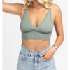 Women's SWEATER V-NECK CROP TANK - ENDLESS BLU. - 2 of 4